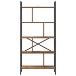 Casa si Gradina - Mobilier - Biblioteci si rafturi - Biblioteci - Raft pentru carti Lemn Vechi 75 x 30 x 156 cm Lemn compozit - Infinity.ro
