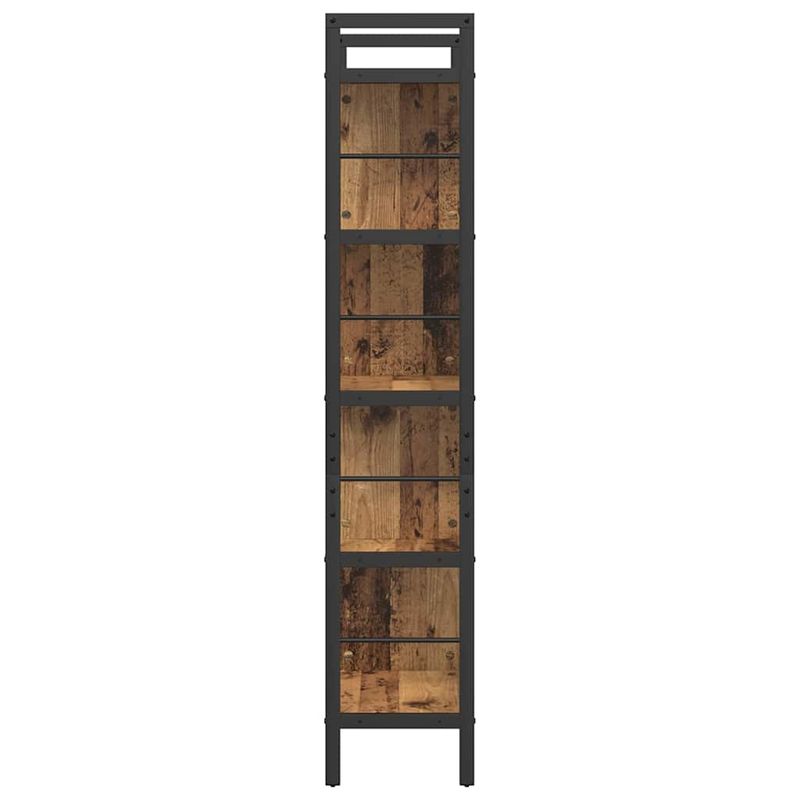 Casa si Gradina - Mobilier - Biblioteci si rafturi - Biblioteci - Raft pentru carti Lemn Vechi 75 x 30 x 156 cm Lemn compozit - Infinity.ro