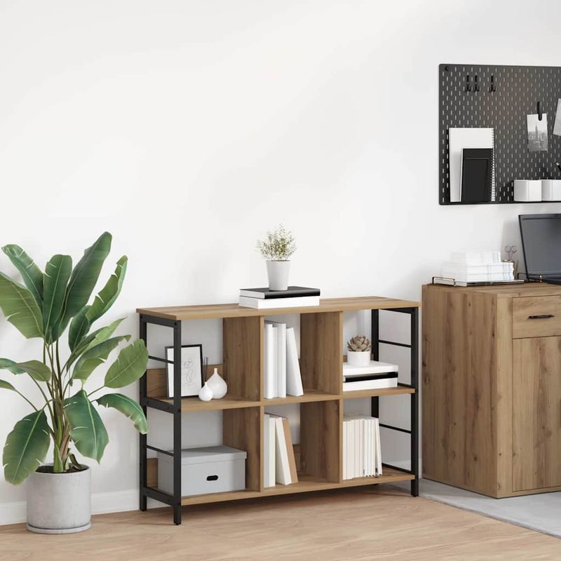 Casa si Gradina - Mobilier - Biblioteci si rafturi - Biblioteci - Raft pentru carti Stejar Artizanal 102 x 32 x 72,5 cm - Infinity.ro