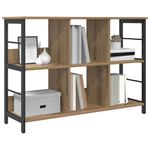 Casa si Gradina - Mobilier - Biblioteci si rafturi - Biblioteci - Raft pentru carti Stejar Artizanal 102 x 32 x 72,5 cm - Infinity.ro