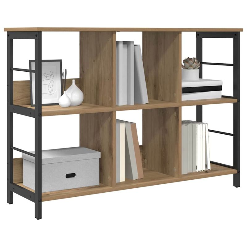 Casa si Gradina - Mobilier - Biblioteci si rafturi - Biblioteci - Raft pentru carti Stejar Artizanal 102 x 32 x 72,5 cm - Infinity.ro