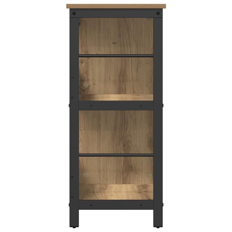 Casa si Gradina - Mobilier - Biblioteci si rafturi - Biblioteci - Raft pentru carti Stejar Artizanal 102 x 32 x 72,5 cm - Infinity.ro