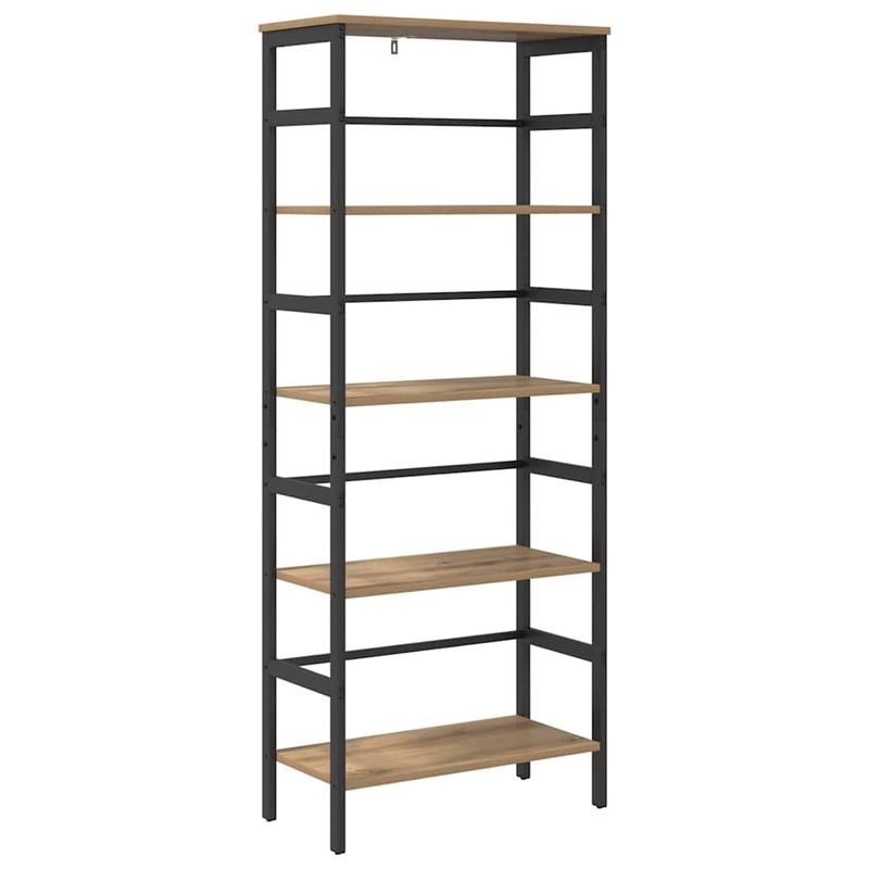 Casa si Gradina - Mobilier - Biblioteci si rafturi - Biblioteci - Raft pentru carti Stejar Artizanal 60 x 29,5 x 149 cm - Infinity.ro