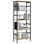 Casa si Gradina - Mobilier - Biblioteci si rafturi - Biblioteci - Raft pentru carti Stejar Artizanal 60 x 29,5 x 149 cm - Infinity.ro