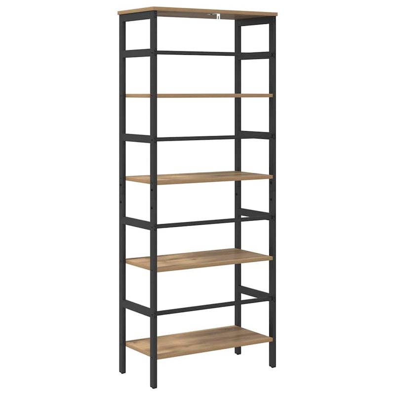 Casa si Gradina - Mobilier - Biblioteci si rafturi - Biblioteci - Raft pentru carti Stejar Artizanal 60 x 29,5 x 149 cm - Infinity.ro