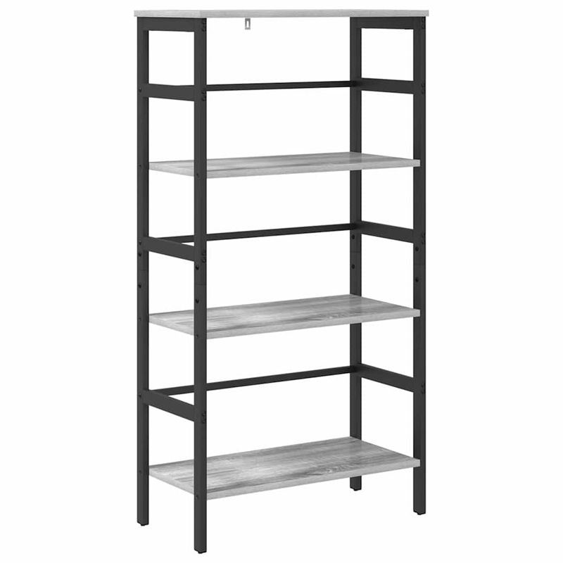Casa si Gradina - Mobilier - Biblioteci si rafturi - Biblioteci - Raft pentru carti Gri Sonoma 60 x 29,5 x 115 cm Lemn compozit - Infinity.ro