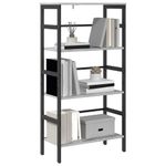 Casa si Gradina - Mobilier - Biblioteci si rafturi - Biblioteci - Raft pentru carti Gri Sonoma 60 x 29,5 x 115 cm Lemn compozit - Infinity.ro