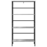 Casa si Gradina - Mobilier - Biblioteci si rafturi - Biblioteci - Raft pentru carti Gri Sonoma 60 x 29,5 x 115 cm Lemn compozit - Infinity.ro