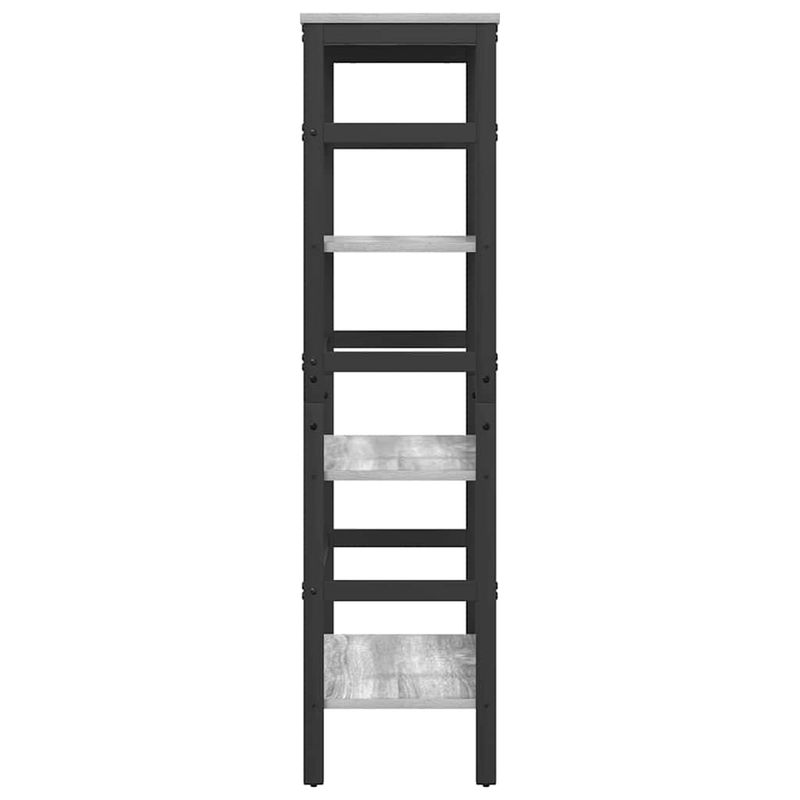 Casa si Gradina - Mobilier - Biblioteci si rafturi - Biblioteci - Raft pentru carti Gri Sonoma 60 x 29,5 x 115 cm Lemn compozit - Infinity.ro