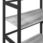 Casa si Gradina - Mobilier - Biblioteci si rafturi - Biblioteci - Raft pentru carti Gri Sonoma 60 x 29,5 x 115 cm Lemn compozit - Infinity.ro