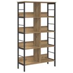 Casa si Gradina - Mobilier - Biblioteci si rafturi - Biblioteci - Raft pentru carti Stejar Artizanal 82 x 32 x 144,5 cm - Infinity.ro