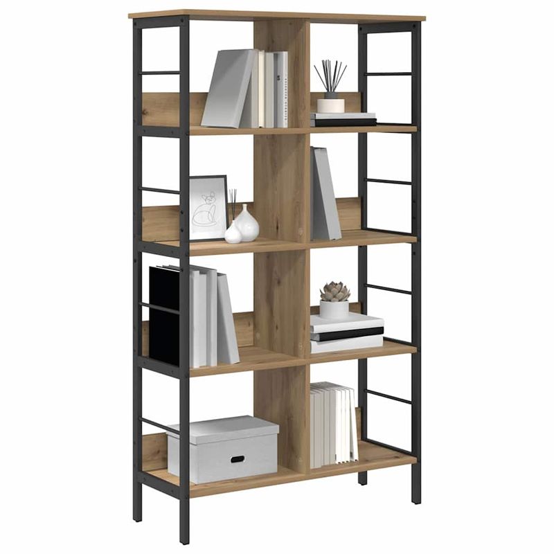 Casa si Gradina - Mobilier - Biblioteci si rafturi - Biblioteci - Raft pentru carti Stejar Artizanal 82 x 32 x 144,5 cm - Infinity.ro