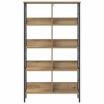 Casa si Gradina - Mobilier - Biblioteci si rafturi - Biblioteci - Raft pentru carti Stejar Artizanal 82 x 32 x 144,5 cm - Infinity.ro