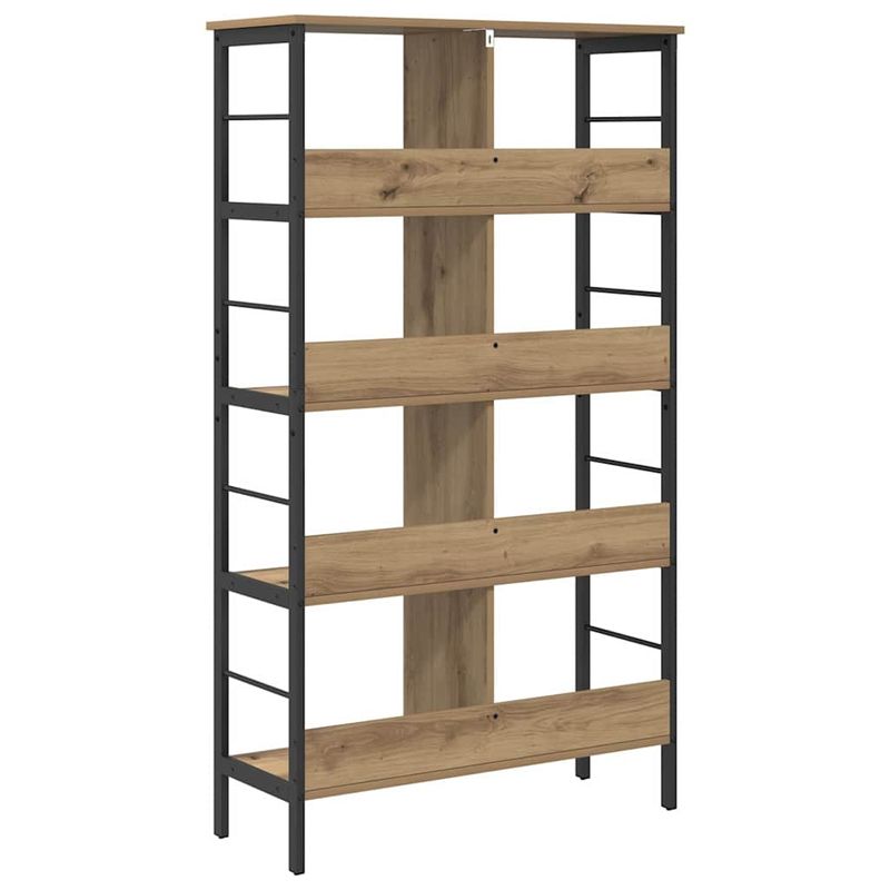 Casa si Gradina - Mobilier - Biblioteci si rafturi - Biblioteci - Raft pentru carti Stejar Artizanal 82 x 32 x 144,5 cm - Infinity.ro