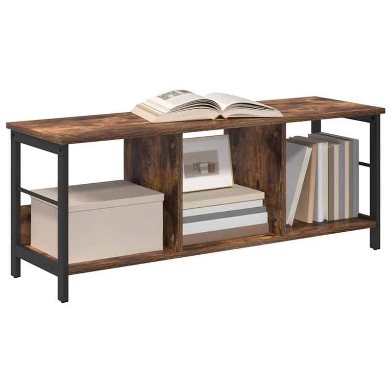 Casa si Gradina - Mobilier - Biblioteci si rafturi - Biblioteci - Raft pentru carti Stejar fumuriu 102 x 32 x 40,5 cm - Infinity.ro