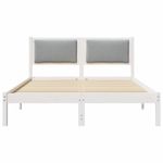 Casa si Gradina - Mobilier - Paturi si accesorii - Paturi - Cadru de pat Gri deschis 160 x 200 cm Lemn de pin masiv - Infinity.ro