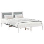 Casa si Gradina - Mobilier - Paturi si accesorii - Paturi - Cadru de pat Gri deschis 150 x 200 cm Lemn de pin masiv - Infinity.ro