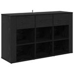 Casa si Gradina - Mobilier - Comode si corpuri - Comode - Bufet cu sertar Stejar Negru 100 x 30 x 59,5 cm Lemn compozit - Infinity.ro