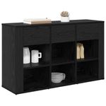 Casa si Gradina - Mobilier - Comode si corpuri - Comode - Bufet cu sertar Stejar Negru 100 x 30 x 59,5 cm Lemn compozit - Infinity.ro