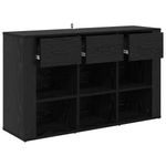Casa si Gradina - Mobilier - Comode si corpuri - Comode - Bufet cu sertar Stejar Negru 100 x 30 x 59,5 cm Lemn compozit - Infinity.ro