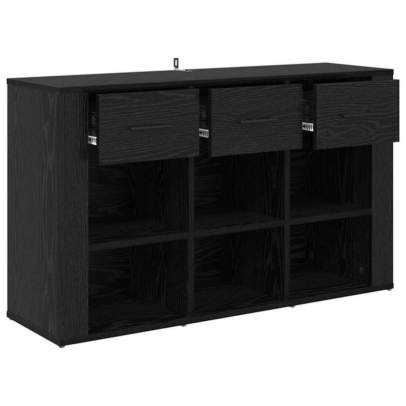 Casa si Gradina - Mobilier - Comode si corpuri - Comode - Bufet cu sertar Stejar Negru 100 x 30 x 59,5 cm Lemn compozit - Infinity.ro