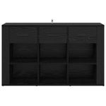 Casa si Gradina - Mobilier - Comode si corpuri - Comode - Bufet cu sertar Stejar Negru 100 x 30 x 59,5 cm Lemn compozit - Infinity.ro
