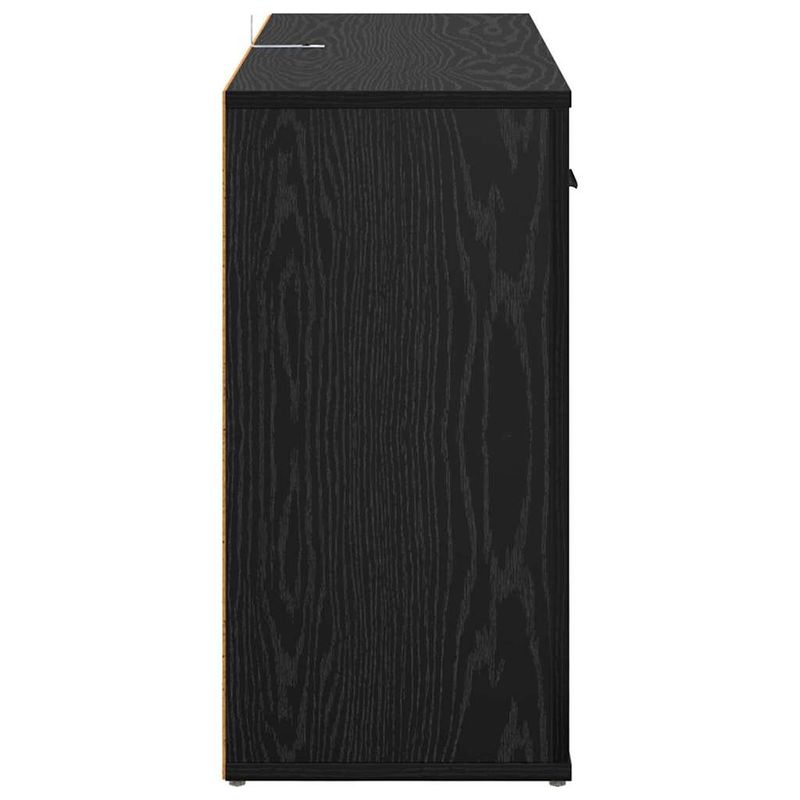 Casa si Gradina - Mobilier - Comode si corpuri - Comode - Bufet cu sertar Stejar Negru 100 x 30 x 59,5 cm Lemn compozit - Infinity.ro