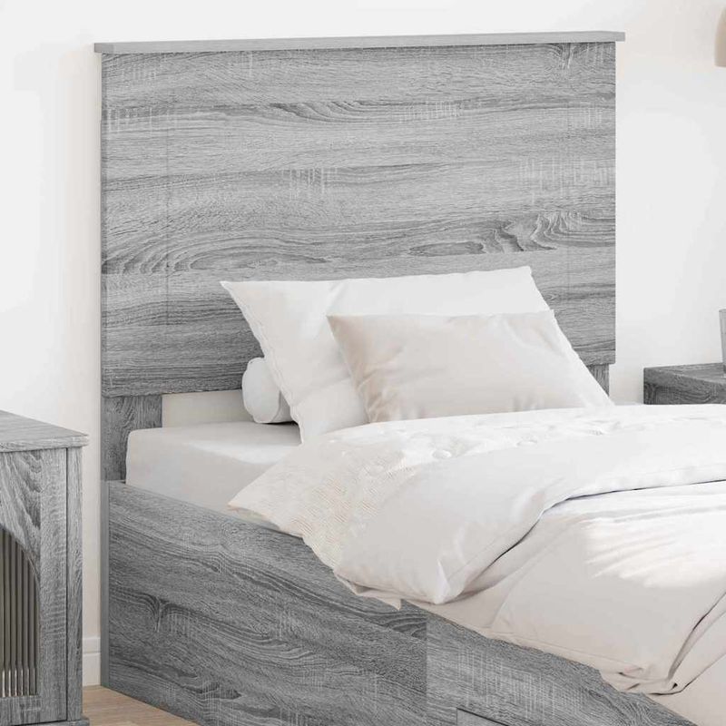 Casa si Gradina - Mobilier - Paturi si accesorii - Accesorii paturi - Tablie de pat cu aripioare gri deschis 183x23x78/88 cm catifea - Infinity.ro