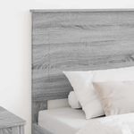 Casa si Gradina - Mobilier - Paturi si accesorii - Accesorii paturi - Tablie de pat cu aripioare gri deschis 183x23x78/88 cm catifea - Infinity.ro