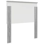 Casa si Gradina - Mobilier - Paturi si accesorii - Accesorii paturi - Tablie de pat cu aripioare gri deschis 183x23x78/88 cm catifea - Infinity.ro