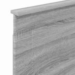 Casa si Gradina - Mobilier - Paturi si accesorii - Accesorii paturi - Tablie de pat cu aripioare gri deschis 183x23x78/88 cm catifea - Infinity.ro