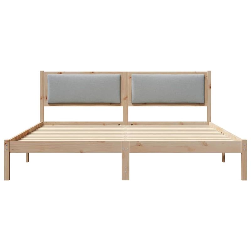 Casa si Gradina - Mobilier - Paturi si accesorii - Paturi - Cadru de pat Gri deschis 180 x 200 cm Lemn de pin masiv - Infinity.ro