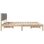 Casa si Gradina - Mobilier - Paturi si accesorii - Paturi - Cadru de pat Gri deschis 180 x 200 cm Lemn de pin masiv - Infinity.ro