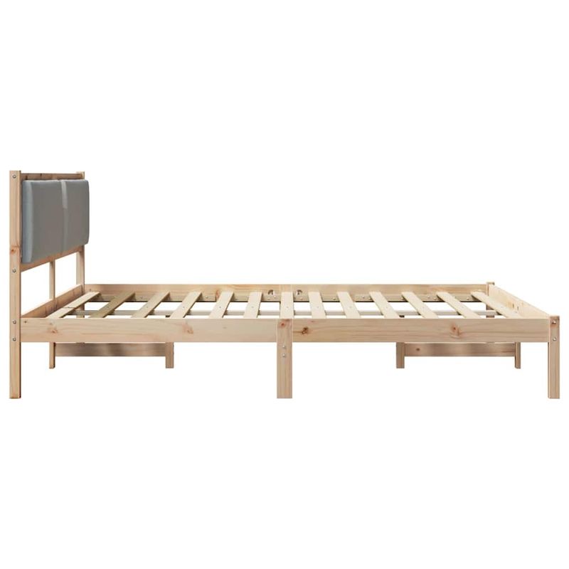Casa si Gradina - Mobilier - Paturi si accesorii - Paturi - Cadru de pat Gri deschis 180 x 200 cm Lemn de pin masiv - Infinity.ro