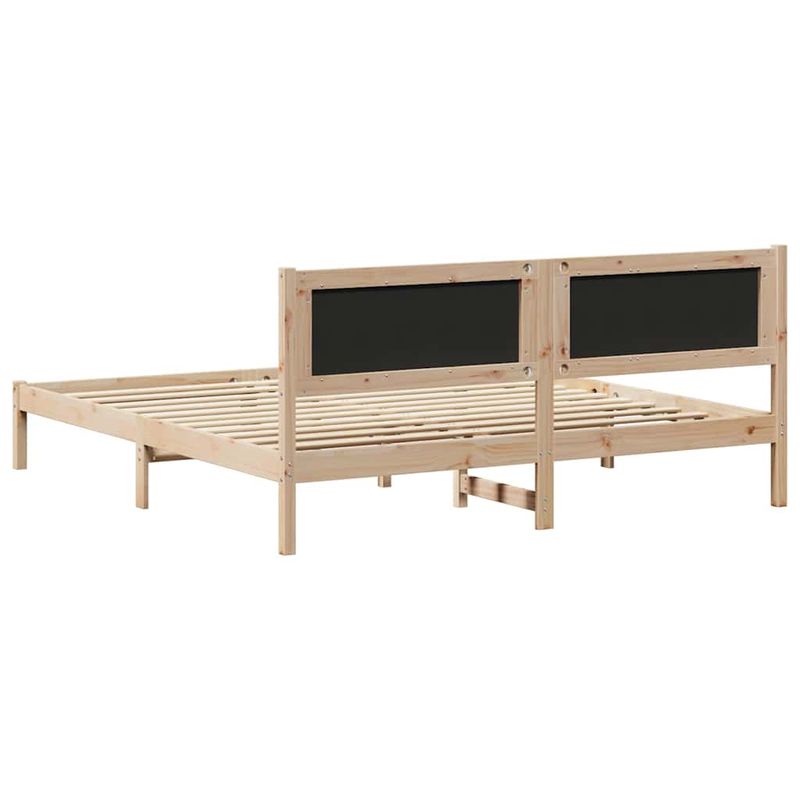 Casa si Gradina - Mobilier - Paturi si accesorii - Paturi - Cadru de pat Gri deschis 180 x 200 cm Lemn de pin masiv - Infinity.ro