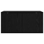 Casa si Gradina - Mobilier - Comode si corpuri - Comode - Dulap TV montat pe perete Stejar negru 80 x 34.5 x 40 cm - Infinity.ro