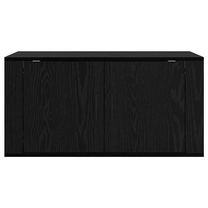 Casa si Gradina - Mobilier - Comode si corpuri - Comode - Dulap TV montat pe perete Stejar negru 80 x 34.5 x 40 cm - Infinity.ro