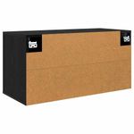 Casa si Gradina - Mobilier - Comode si corpuri - Comode - Dulap TV montat pe perete Stejar negru 80 x 34.5 x 40 cm - Infinity.ro