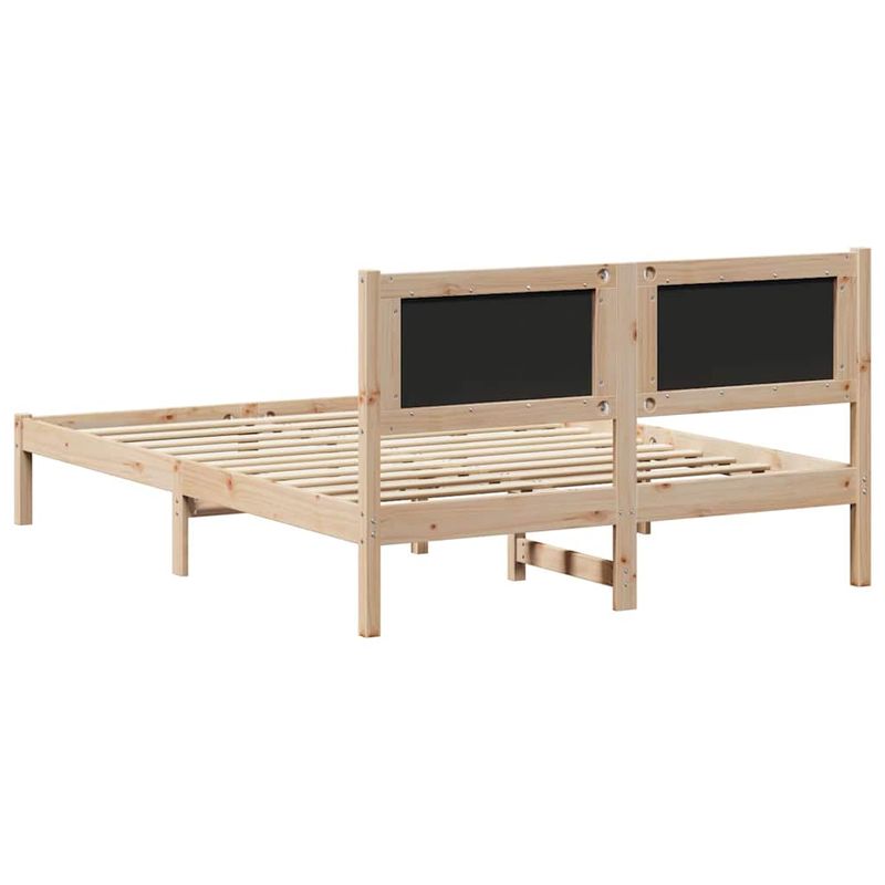Casa si Gradina - Mobilier - Paturi si accesorii - Paturi - Cadru de pat Gri deschis 150 x 200 cm Lemn de pin masiv - Infinity.ro