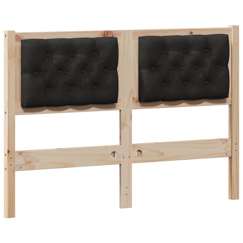 Casa si Gradina - Mobilier - Paturi si accesorii - Accesorii paturi - Tablie cu butoane din cristal tuftata gri deschis 200 cm catifea - Infinity.ro