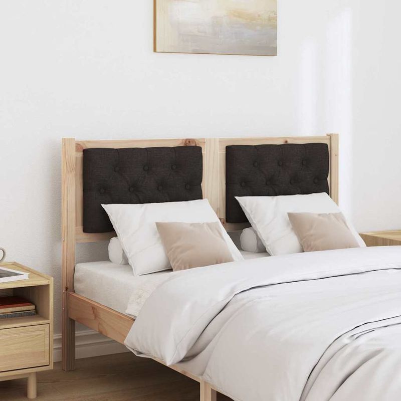 Casa si Gradina - Mobilier - Paturi si accesorii - Accesorii paturi - Tablie cu butoane din cristal tuftata gri deschis 200 cm catifea - Infinity.ro