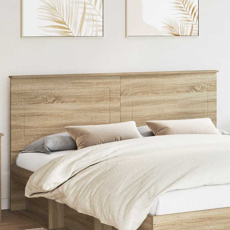 Casa si Gradina - Mobilier - Paturi si accesorii - Accesorii paturi - Tablie de pat cu LED, alb, 180x5x118/128 cm, piele ecologica - Infinity.ro