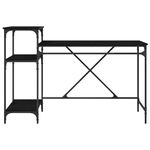 Casa si Gradina - Mobilier - Mese si birouri - Birouri - Birou Stejar Negru 135 x 50 x 90 cm Lemn compozit - Infinity.ro