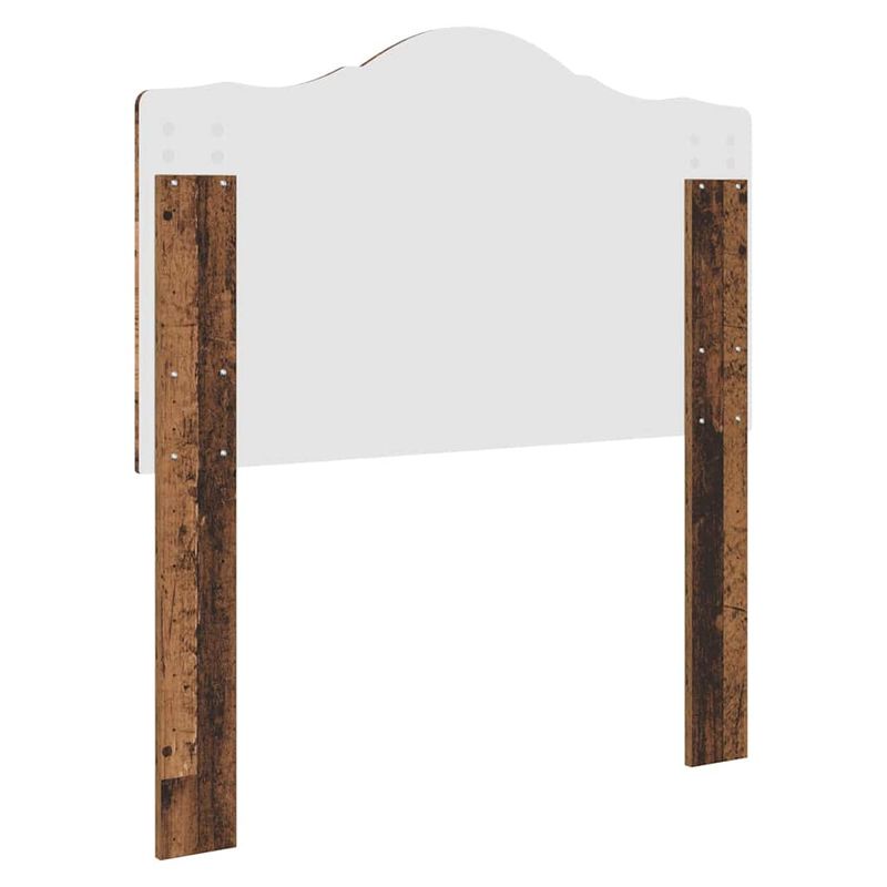Casa si Gradina - Mobilier - Paturi si accesorii - Accesorii paturi - Tablie de pat cu aripioare gri taupe 183x16x118/128 cm textil - Infinity.ro