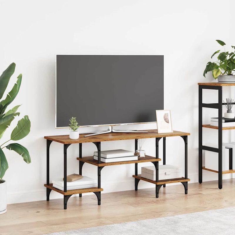 Casa si Gradina - Mobilier - Comode si corpuri - Comode - Cabinet TV Lemn Vechi 102 x 35 x 45,5 cm - Infinity.ro