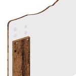 Casa si Gradina - Mobilier - Paturi si accesorii - Accesorii paturi - Tablie de pat cu aripioare gri taupe 183x16x118/128 cm textil - Infinity.ro