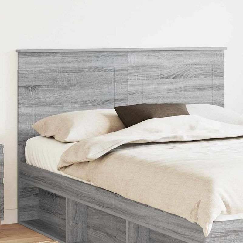 Casa si Gradina - Mobilier - Paturi si accesorii - Accesorii paturi - Tablie de pat cu aripioare gri deschis 147x16x78/88 cm catifea - Infinity.ro