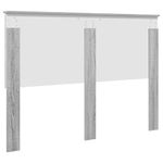 Casa si Gradina - Mobilier - Paturi si accesorii - Accesorii paturi - Tablie de pat cu aripioare gri deschis 147x16x78/88 cm catifea - Infinity.ro