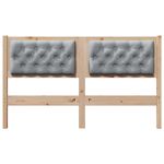 Casa si Gradina - Mobilier - Paturi si accesorii - Accesorii paturi - Tablie cap Stejar Artizanal 200 x 15 x 103,5 cm Lemn compozit - Infinity.ro