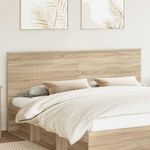 Casa si Gradina - Mobilier - Paturi si accesorii - Accesorii paturi - Tablie de pat cu LED, alb, 93x16x118/128 cm, piele ecologica - Infinity.ro